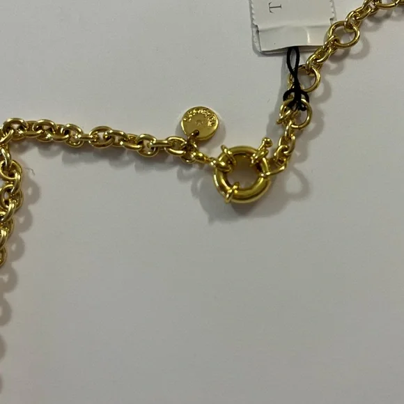 Talbots White Flower Statement Necklace NWT - Picture 5 of 6